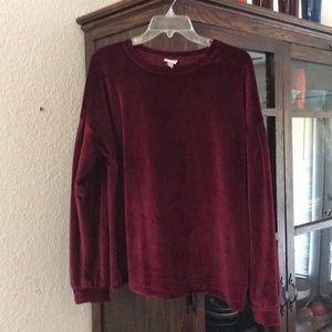 A New Day Velvet Sweatshirt